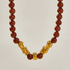 FuAttract Abundance & Confidence Goldstone Ambition Double Pixiu Necklace - image 1