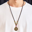 FuAttract Ancient Brass Chinese Zodiac Necklace with Jade for Protection, Longevity, and Success - image 5