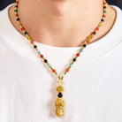 FuAttract Good Fortune & Success Rainbow Agate Bead Pixiu for Wealth Attraction Necklace - image 4