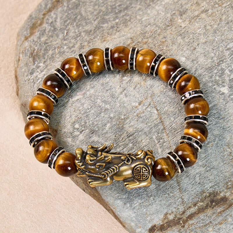 FuAttract Success & Abundance Powerful Tiger's Eye Courage Pixiu Bracelet - image 4