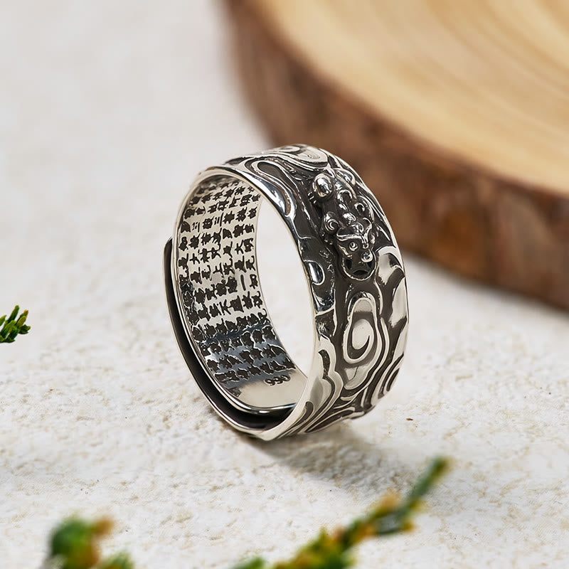 FuAttract Pixiu Attract Prosperity and Peace Wealth Band Adjustable Ring - image 12