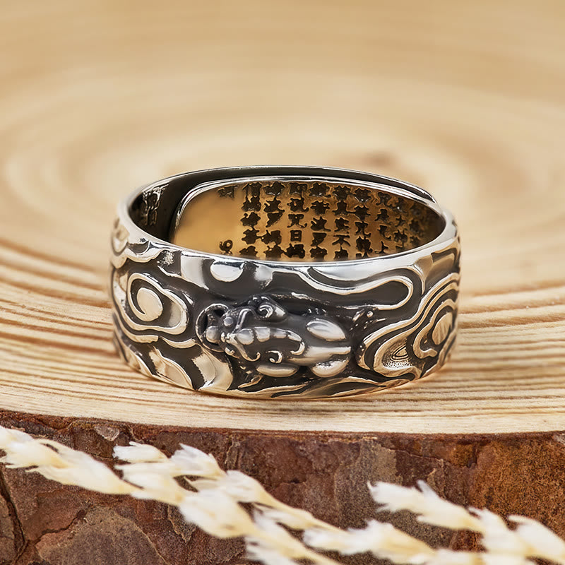 FuAttract Pixiu Attract Prosperity and Peace Wealth Band Adjustable Ring - image 9
