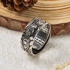 FuAttract Pixiu Attract Prosperity and Peace Wealth Band Adjustable Ring - Silver Pixiu - image 7
