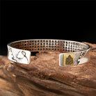 FuAttract Protection & Good Luck Chinese Zodiac Engraved Mantra Cuff Bracelet  - Rat - image 7