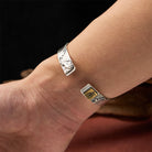 FuAttract Protection & Good Luck Chinese Zodiac Engraved Mantra Cuff Bracelet  - image 5