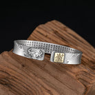 FuAttract Protection & Good Luck Chinese Zodiac Engraved Mantra Cuff Bracelet  - Ox - image 13
