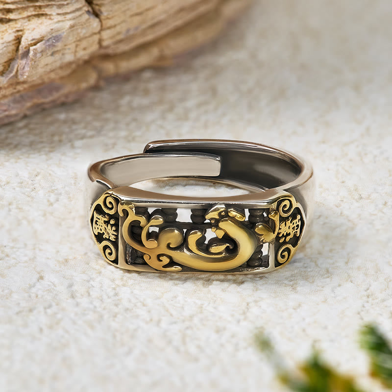 FuAttract Wealth Attraction & Protection Abacus Pixiu Financial Success Ring  - image 1