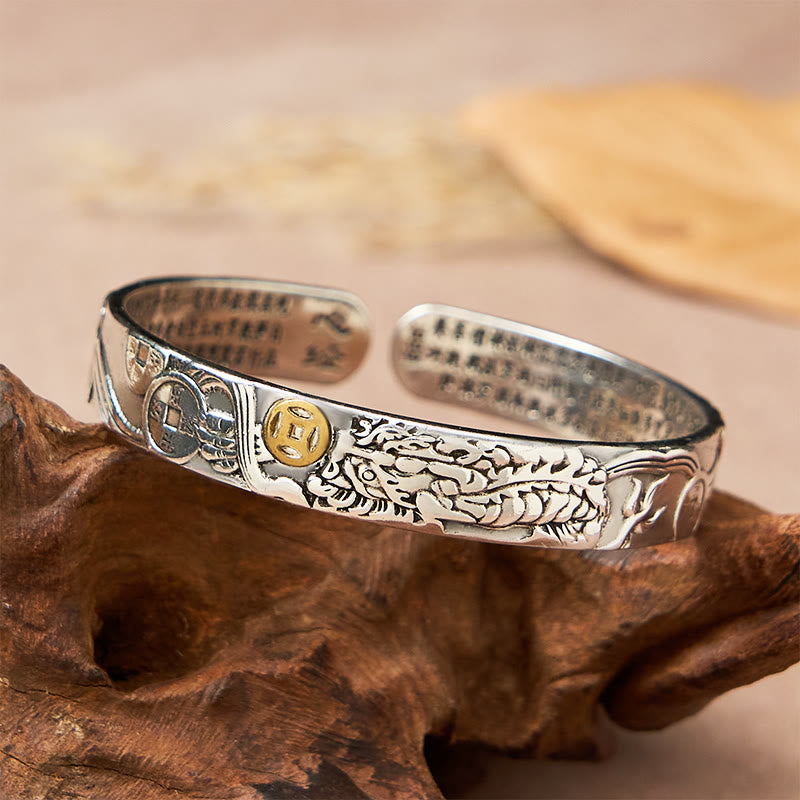 FuAttract Wealth & Protection Pixiu Bangle Engraved Mantra for Abundance - image 1