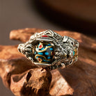 FuAttract Wealth & Luck Vintage Turquoise Amulet Pixiu Attract Prosperity Ring - image 7