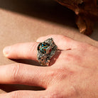 FuAttract Wealth & Luck Vintage Turquoise Amulet Pixiu Attract Prosperity Ring - image 3