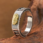FuAttract Pixiu Wealth & Abundance Prayer Wheel Ring | Feng Shui Luck - Gold - Women - image 9