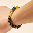 FuAttract Wealth & Protection Five-Element Agate Mantra Amulet for Luck Pixiu Bracelet - image 4