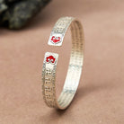 FuAttract Protective Chinese Zodiac Buddhist Mantra for Spiritual Peace & Luck Bangle - image 2