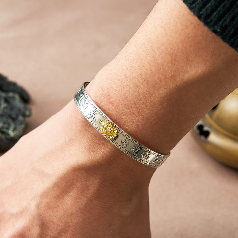 FuAttract Protective Chinese Zodiac Buddhist Mantra for Spiritual Peace & Luck Bangle - image 3