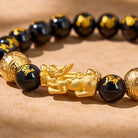 FuAttract Wealth Attraction Chinese Zodiac Pixiu & Obsidian Beads Bracelet - image 4