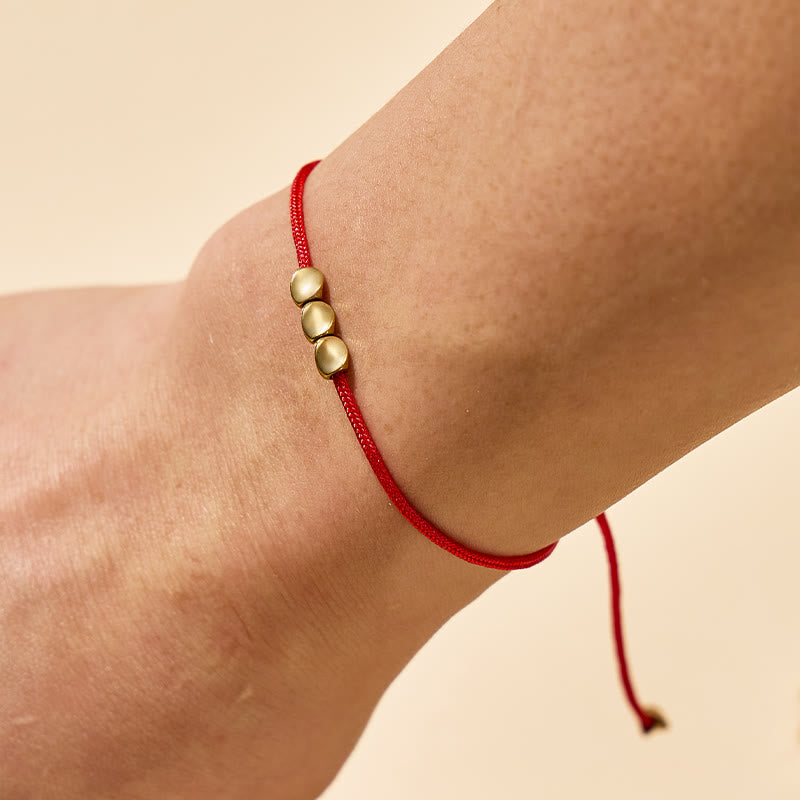 FuAttract Tibetan Copper Beads Healing Luck Balance & Good Fortune Symbol Bracelet - image 2