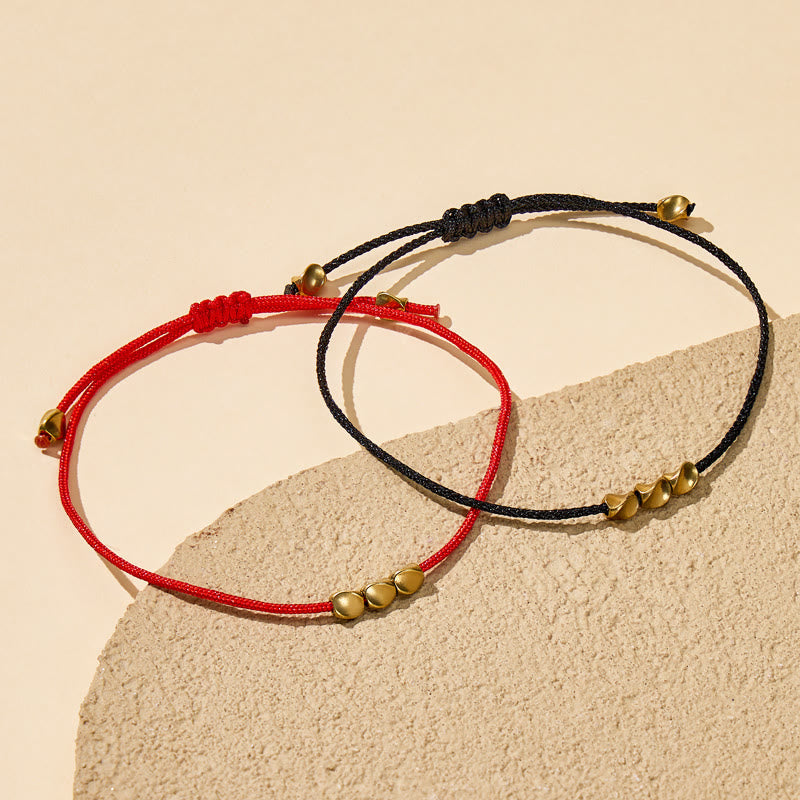 FuAttract Tibetan Copper Beads Healing Luck Balance & Good Fortune Symbol Bracelet - image 0