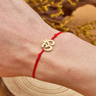 FuAttract Om Protection Red String Bracelet – Sacred Yoga Symbol for Calm & Balance - image 2
