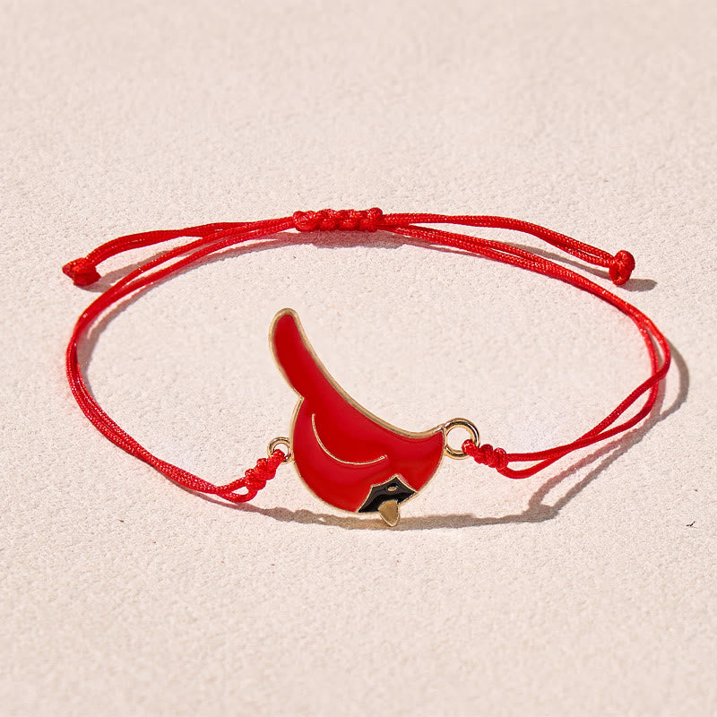 FuAttract Thread of the Red Cardinal Honor Loved Ones Forever String Bracelet - image 2
