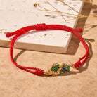 FuAttract Koi Fish Red String Bracelet with Double-Sided Enamel Pendant - image 2