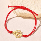 FuAttract Protective Strength Adjustable Khanda Symbol Red String Sikh Bracelet - image 3