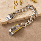 FuAttract  Good Luck Amulet Attract Wealth Pixiu Feng Shui Cuban Chain Bracelet - image 5