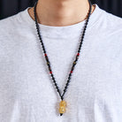 FuAttract Ultimate Protection Feng Shui Black Obsidian Mantra Beads with Pixiu Necklace - image 3