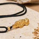 FuAttract Wealth & Fortune Amulet for Prosperity Success Gold Plated Pixiu Necklace - image 2