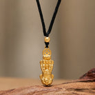 FuAttract Wealth & Fortune Amulet for Prosperity Success Gold Plated Pixiu Necklace - Pixiu - image 0