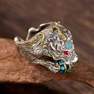 FuAttract Stress Relief & Spiritual Luck Pixiu Hold Rotating Mantra Bead Ring - image 5