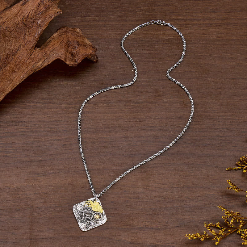 FuAttract Wealth & Luck Pixiu Two-Tone Totem Necklace for Protection and Success - image 6