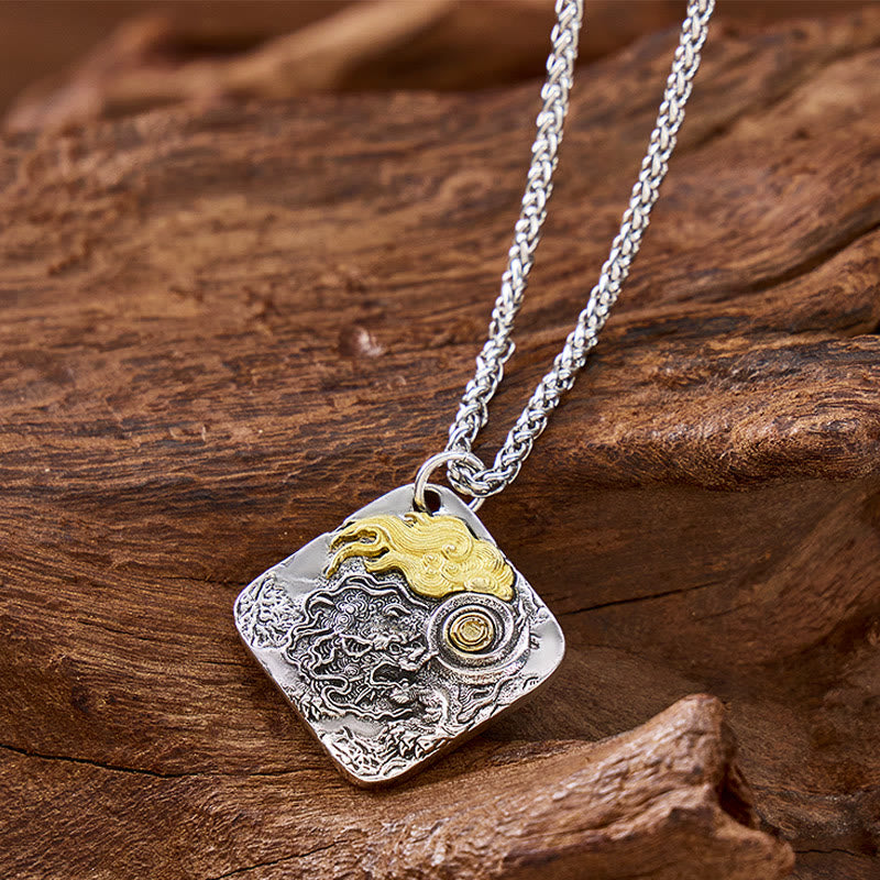 FuAttract Wealth & Luck Pixiu Two-Tone Totem Necklace for Protection and Success - image 4