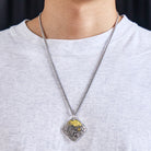 FuAttract Wealth & Luck Pixiu Two-Tone Totem Necklace for Protection and Success - image 3