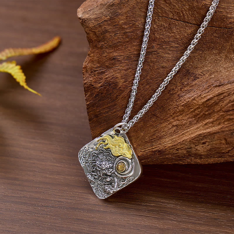 FuAttract Wealth & Luck Pixiu Two-Tone Totem Necklace for Protection and Success - image 5
