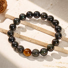 FuAttract Ultimate Protection & Balance Obsidian & Tiger Eye Beaded Pixiu Bracelet - Yellow Tiger's Eye - 12mm - image 5