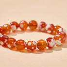 FuAttract Harmony Protection Fortune Chinese Zodiac Snowflake Agate Bracelet - image 4