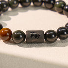 FuAttract Luck & Spiritual Protection Obsidian with Tiger Eye Chinese Zodiac Bracelet - image 4