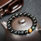 FuAttract Luck & Spiritual Protection Obsidian with Tiger Eye Chinese Zodiac Bracelet - Rat - image 9