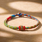 FuAttract Handmade Tibetan Lucky Knot Braided Bracelet for Protection & Success - 19cm - image 0