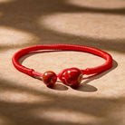 FuAttract Protection & Good Fortune Ceramic Beads Red String Abundance Bracelet - 14-19cm - image 0
