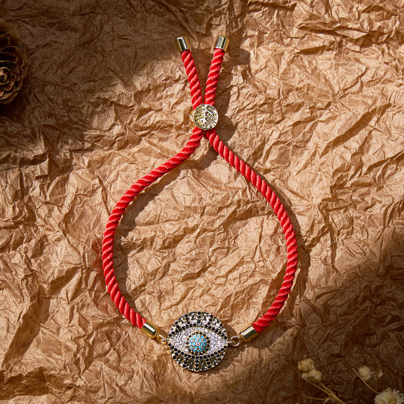 FuAttract Protection & Good Luck Blue Evil Eye Ward Off Negativity Red String Bracelet - image 4