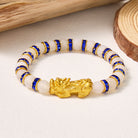 FuAttract Wealth Attraction & Luck White Natural Porcelain Crack Feng Shui Pixiu Bracelet - Porcelain Crack - image 0
