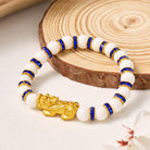 FuAttract Wealth Attraction & Luck White Natural Porcelain Crack Feng Shui Pixiu Bracelet - image 7