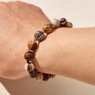FuAttract Wealth Attraction & Protection  Australian Zebra Stone Pixiu Bracelet - image 3
