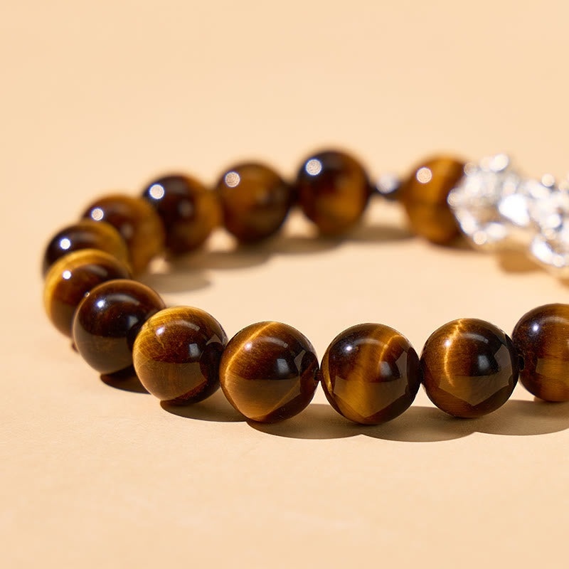 FuAttract Wealth Attraction & Courage Tiger Eye Confidence Pixiu Bracelet - image 6