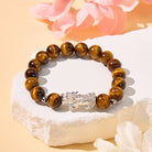 FuAttract Wealth Attraction & Courage Tiger Eye Confidence Pixiu Bracelet - 10mm - image 0