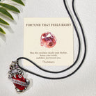 FuAttract Pixiu Garnet Copper Coin Necklace for Wealth & Luck - PiXiu&Leather Rope - image 11