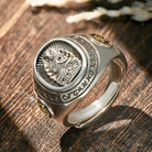 FuAttract Peace & Protection Energy Mantra Chinese Zodiac Amulet Ring - Mahavairocana Buddha Bodhisattva - Goat/Monkey - image 8