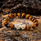 FuAttract Wealth Attraction & Courage Tiger Eye Confidence Pixiu Bracelet - 10mm - image 0