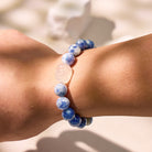 FuAttract Balance Prosperity Fortune Blue Dot & White Agate Pixiu Bracelet  - image 3